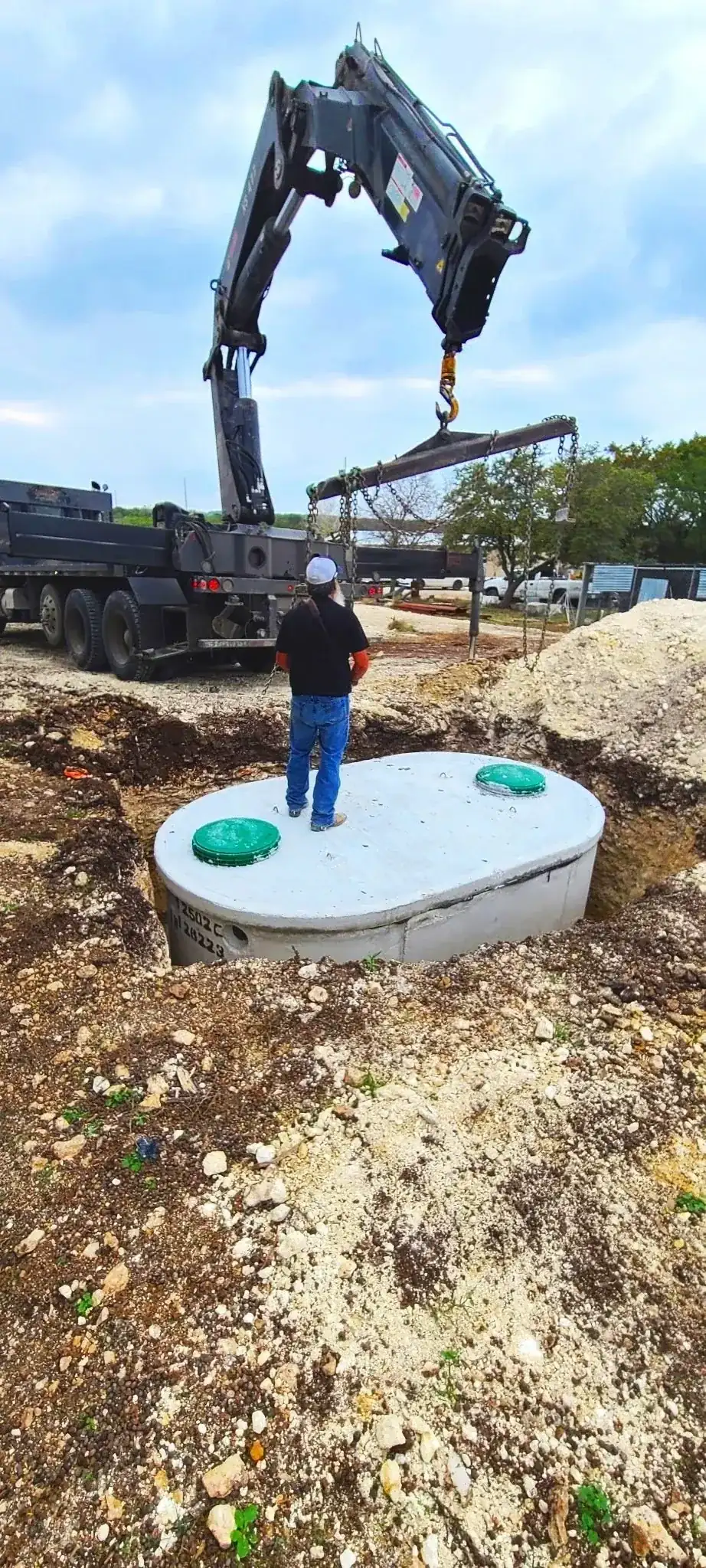Daponte Construction work near Kingsland
